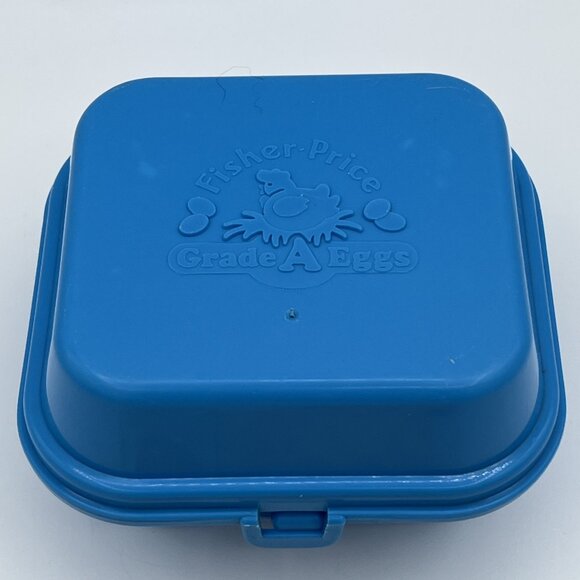 Vintage 1987 Fisher Price Fun With Food Carton of Eggs – Scrambled & Fried Toy S - Picture 2 of 8